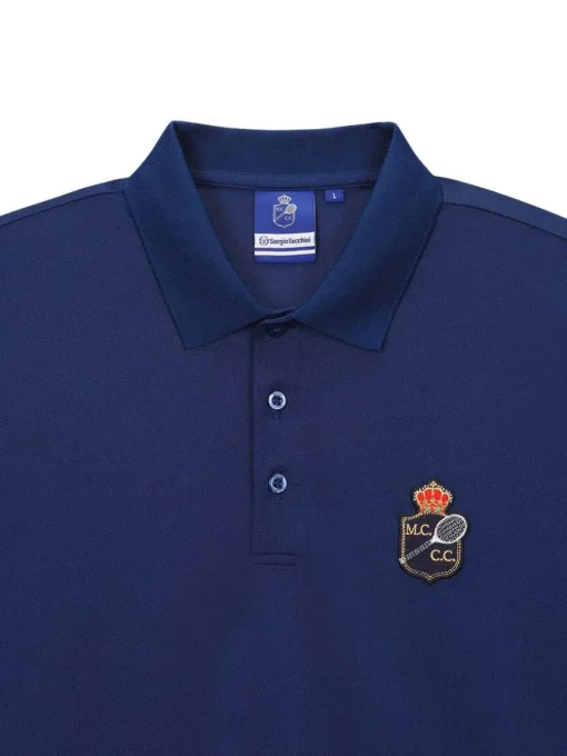For The Court|Sergio Tacchini Doubles Mch Polo- Navy