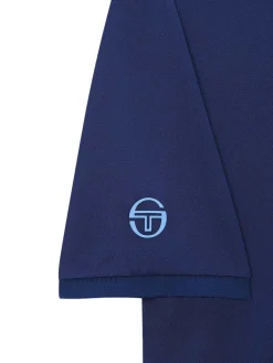For The Court|Sergio Tacchini Doubles Mch Polo- Navy