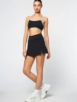 For The Court|Sergio Tacchini Elisa Sports Top- Black Beauty