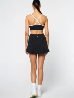 For The Court|Sergio Tacchini Elisa Sports Top- Black Beauty