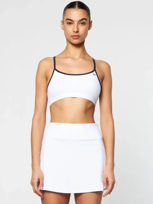 For The Court|Sergio Tacchini Elisa Sports Top- Brilliant White
