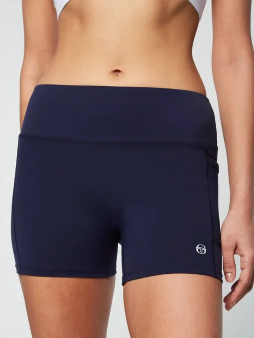 View All|Sergio Tacchini Elisa Tennis Short- Maritime Blue