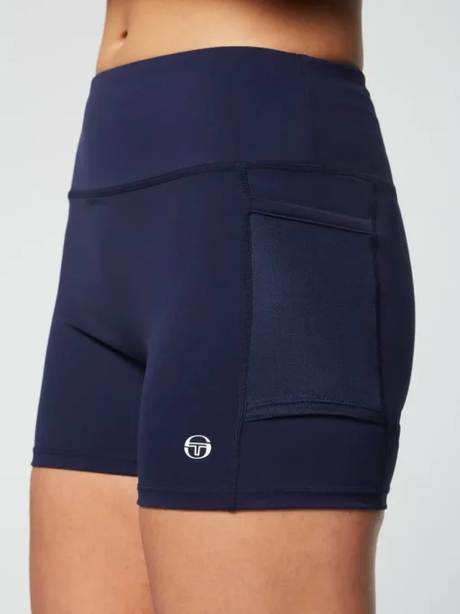View All|Sergio Tacchini Elisa Tennis Short- Maritime Blue