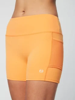 For The Court|Sergio Tacchini Elisa Tennis Short- Tangerine
