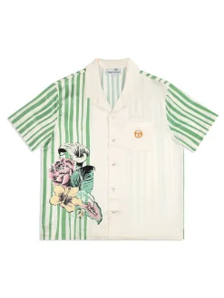 Matching Separates|Sergio Tacchini Ella Printed Shirt- Gardenia
