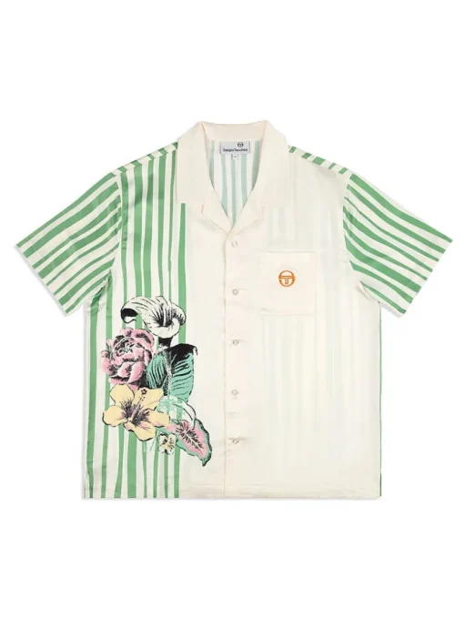 Matching Separates|Sergio Tacchini Ella Printed Shirt- Gardenia