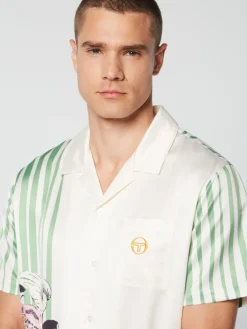 Matching Separates|Sergio Tacchini Ella Printed Shirt- Gardenia