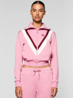 View All|Sergio Tacchini Federica Knit Zip Track Jacket- Polignac