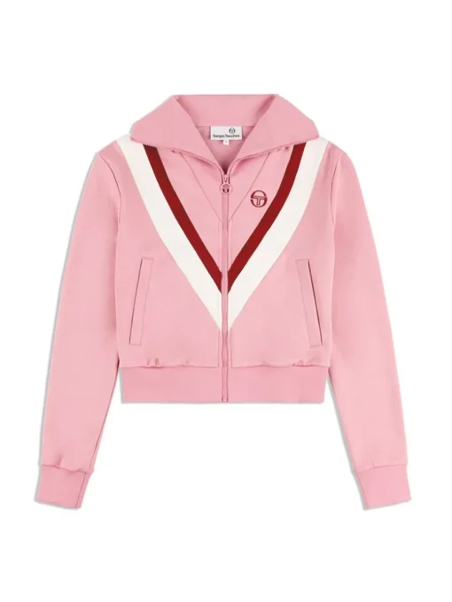 For The Court|Sergio Tacchini Federica Knit Zip Track Jacket- Polignac