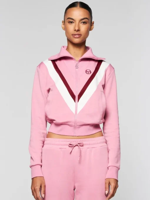 For The Court|Sergio Tacchini Federica Knit Zip Track Jacket- Polignac