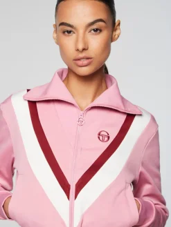 For The Court|Sergio Tacchini Federica Knit Zip Track Jacket- Polignac