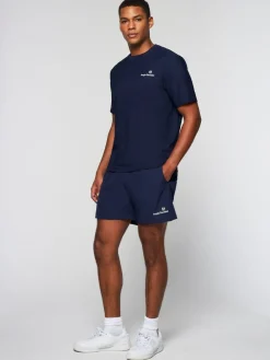 T-Shirts|Sergio Tacchini Foro T-Shirt- Maritime Blue
