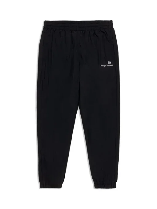 Velour|Sergio Tacchini Gallone Velour Track Pant- Black Beauty