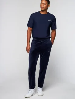 Velour|Sergio Tacchini Gallone Velour Track Pant- Maritime Blue