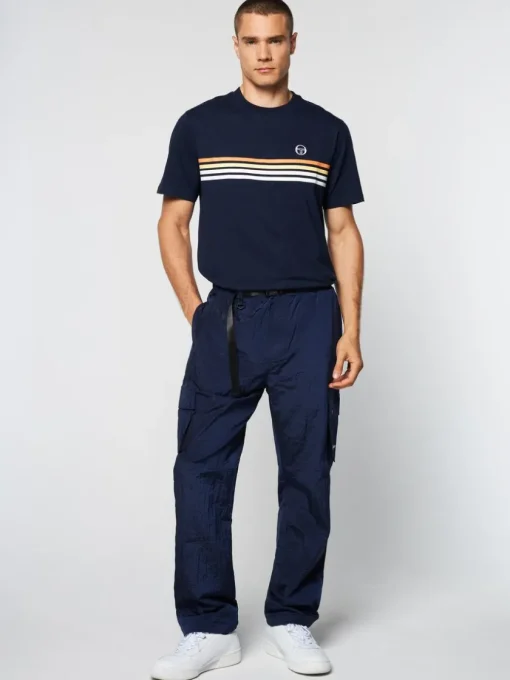 Tracksuits|Sergio Tacchini Gavino Cargo Pant- Maritime Blue