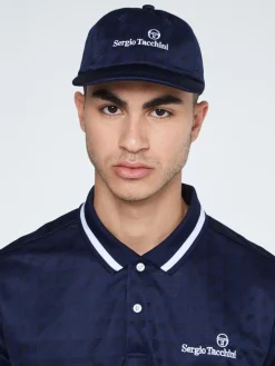 Headwear|Sergio Tacchini Geo Cap-Maritime Blue