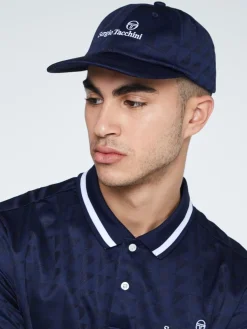Headwear|Sergio Tacchini Geo Cap-Maritime Blue