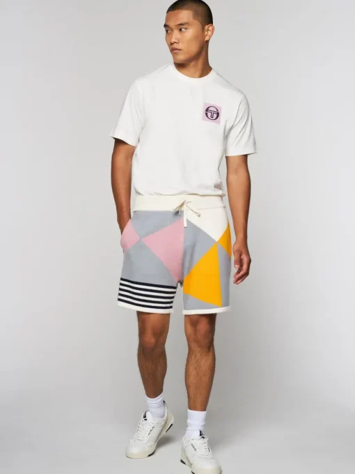 Knitwear|Sergio Tacchini Geo Knit Short- Multi