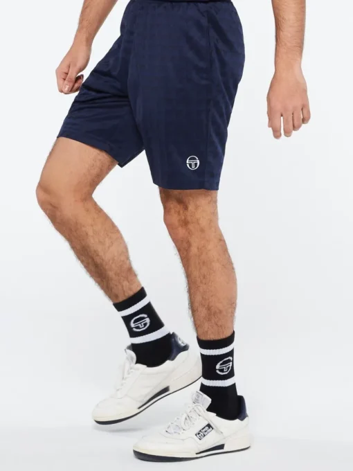 View All|Sergio Tacchini Geo Short-Maritime Blue