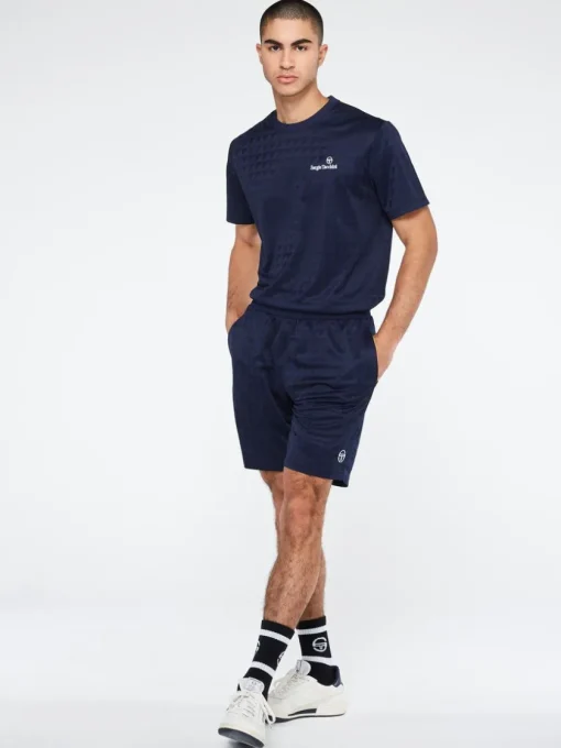 View All|Sergio Tacchini Geo Short-Maritime Blue