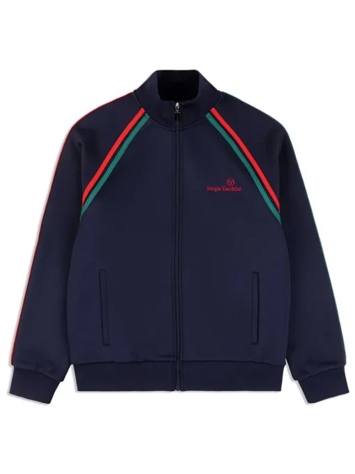 Jackets|Sergio Tacchini Ghibli Track Jacket Archivio- Maritime Blue