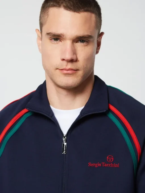 Jackets|Sergio Tacchini Ghibli Track Jacket Archivio- Maritime Blue