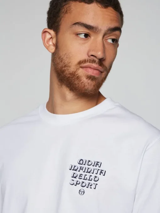 T-Shirts|Sergio Tacchini Gioia T-Shirt- White/ White