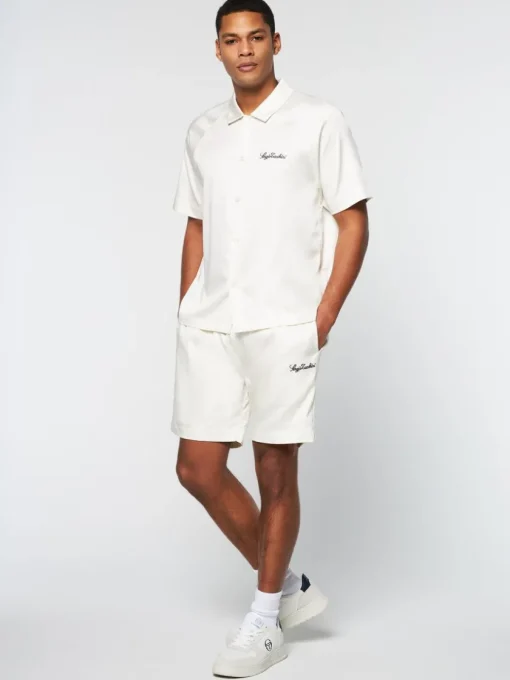 Matching Separates|Sergio Tacchini Giorgio Lounge Shirt- Gardenia