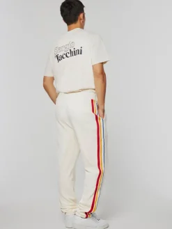 Velour|Sergio Tacchini Goran Velour Track Pant Archivio- Gardenia