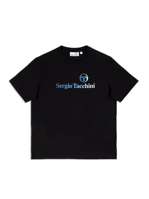 T-Shirts|Sergio Tacchini Gradiennte T-Shirt- Black Beauty