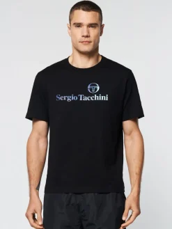 T-Shirts|Sergio Tacchini Gradiennte T-Shirt- Black Beauty
