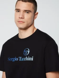 T-Shirts|Sergio Tacchini Gradiennte T-Shirt- Black Beauty