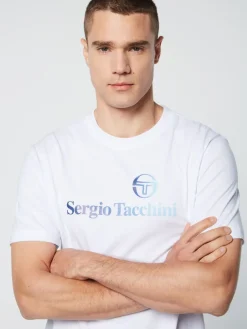 For The Court|Sergio Tacchini Gradiennte T-Shirt- Brilliant White