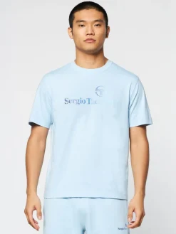 Matching Separates|Sergio Tacchini Gradiennte T-Shirt- Clear Sky