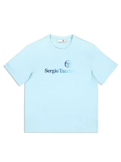 T-Shirts|Sergio Tacchini Gradiennte T-Shirt- Clear Sky
