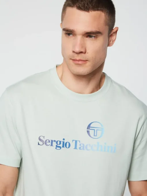 T-Shirts|Sergio Tacchini Gradiennte T-Shirt- Surf Spray