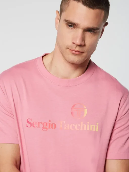 Matching Separates|Sergio Tacchini Gradiennte T-Shirt- Wild Rose