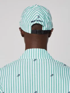 Headwear|Sergio Tacchini Granda Baseball Hat- Deep Mint