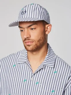 Headwear|Sergio Tacchini Granda Baseball Hat- Maritime Blue