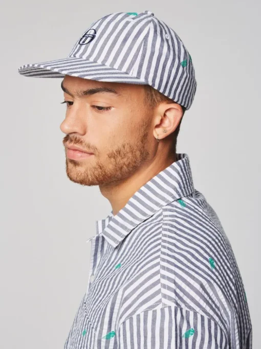 Headwear|Sergio Tacchini Granda Baseball Hat- Maritime Blue