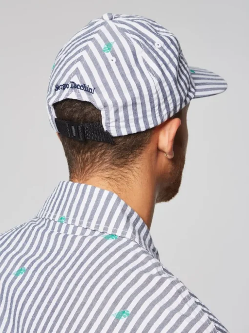 Headwear|Sergio Tacchini Granda Baseball Hat- Maritime Blue