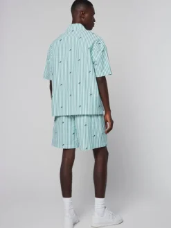 Matching Separates|Sergio Tacchini Granda Camp Shirt- Deep Mint