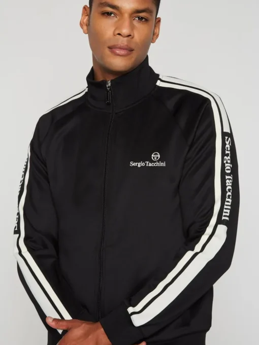 Tracksuits|Sergio Tacchini Gromo Tape Track Jacket- Black Beauty