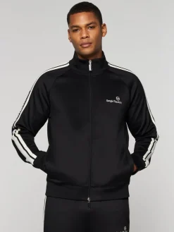 Jackets|Sergio Tacchini Gromo Tape Track Jacket- Black Beauty