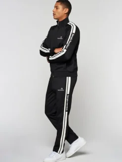 Jackets|Sergio Tacchini Gromo Tape Track Jacket- Black Beauty
