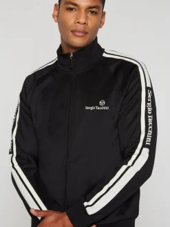 Jackets|Sergio Tacchini Gromo Tape Track Jacket- Black Beauty