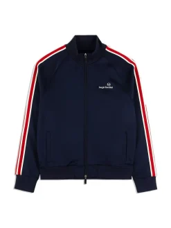 Jackets|Sergio Tacchini Gromo Tape Track Jacket- Maritime Blue