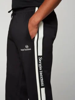 Tracksuits|Sergio Tacchini Gromo Tape Track Pant- Black Beauty