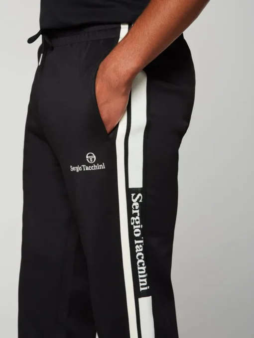 Tracksuits|Sergio Tacchini Gromo Tape Track Pant- Black Beauty