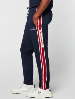 Tracksuits|Sergio Tacchini Gromo Tape Track Pant- Maritime Blue